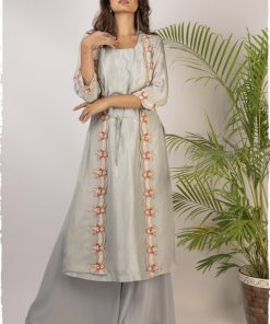 Humaira grey sharara. Size : small